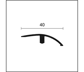 Typ Unisystem 22460603 Winkel-/Treppenkantenprofil (B