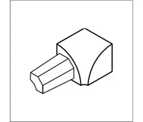 Formstücke zu RA Profilen 22460692 Bodenbelagsprofil (Zubehör)